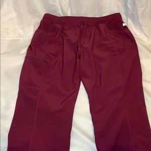 Womens scrubs maroon